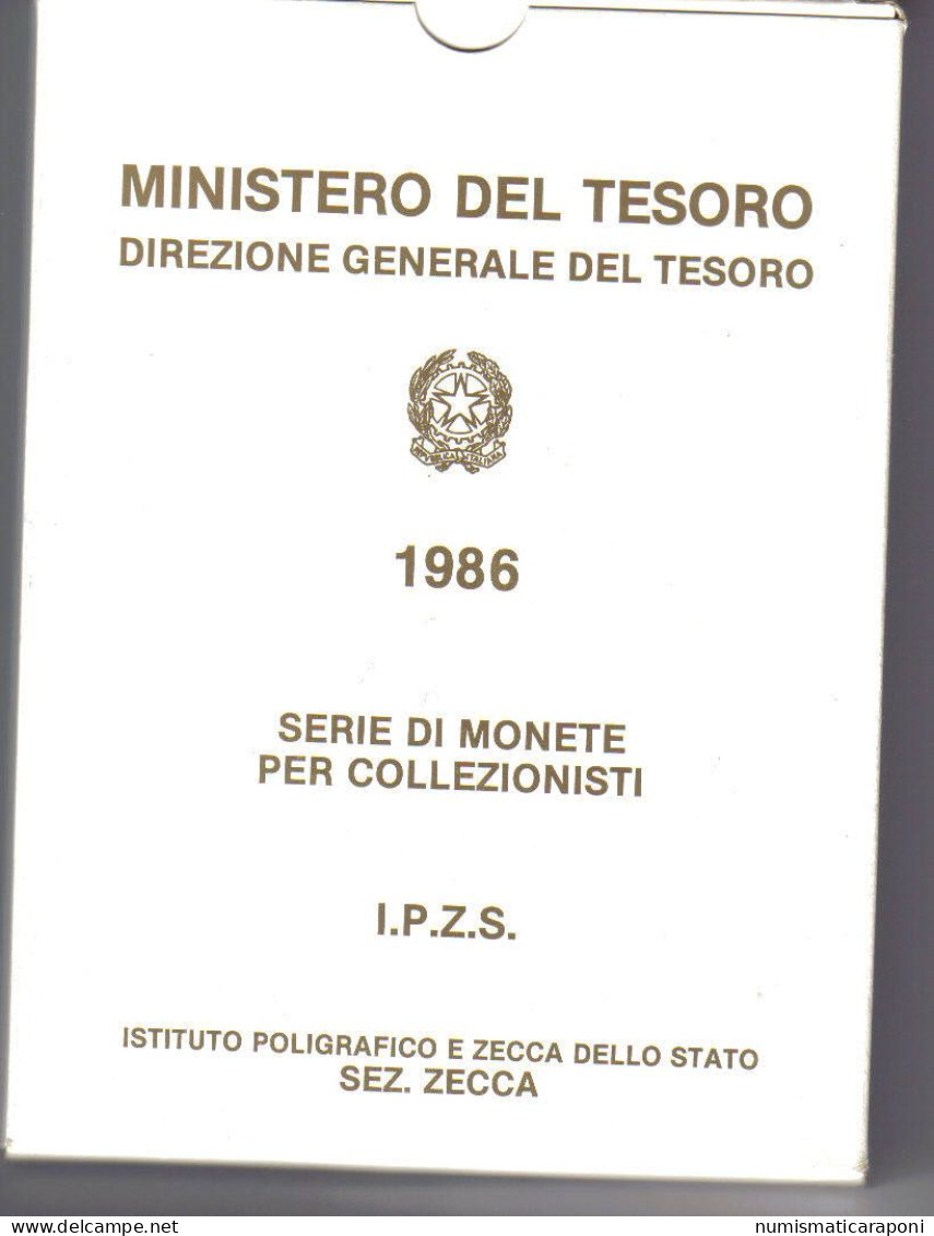 Italia Italy 1986 Divisionale Proof - Sets Sin Usar &  Sets De Prueba