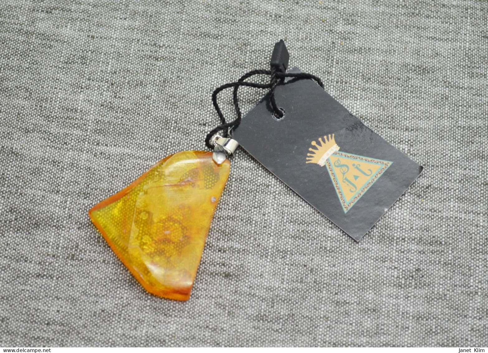 Beautiful Amber Pendant.Natural Baltic Amber 9 Gr - Pendentifs