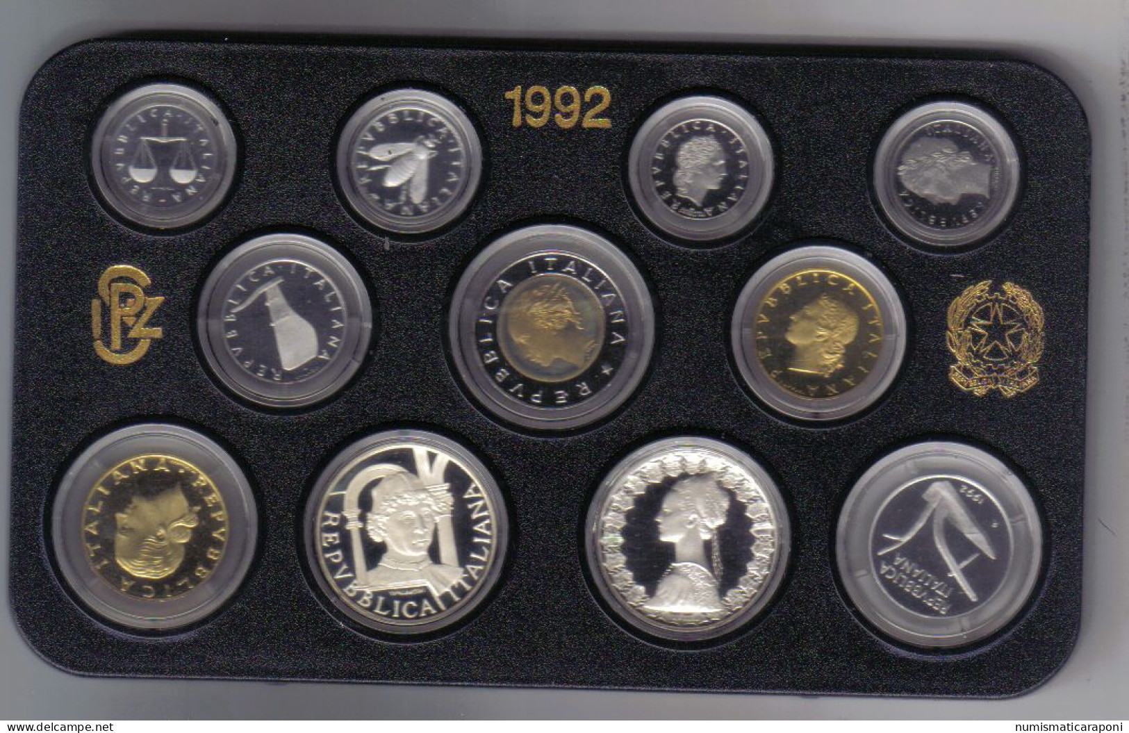 Italia Italy 1992 Divisionale Proof Confezione Esterna Assente O Rovinata - Sets Sin Usar &  Sets De Prueba