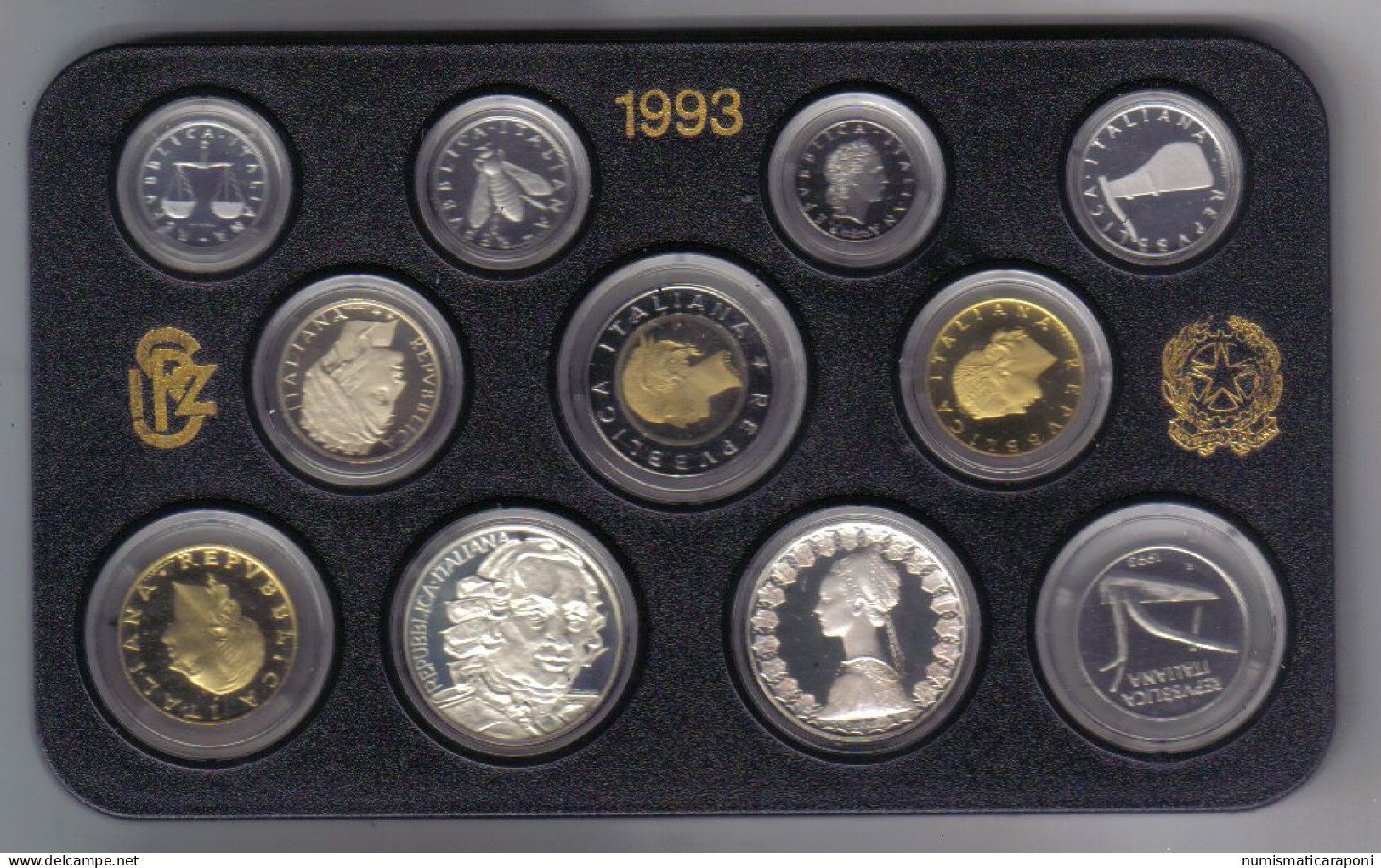 Italia Italy 1993 Divisionale Proof Confezione Esterna Assente O Rovinata - Nieuwe Sets & Proefsets