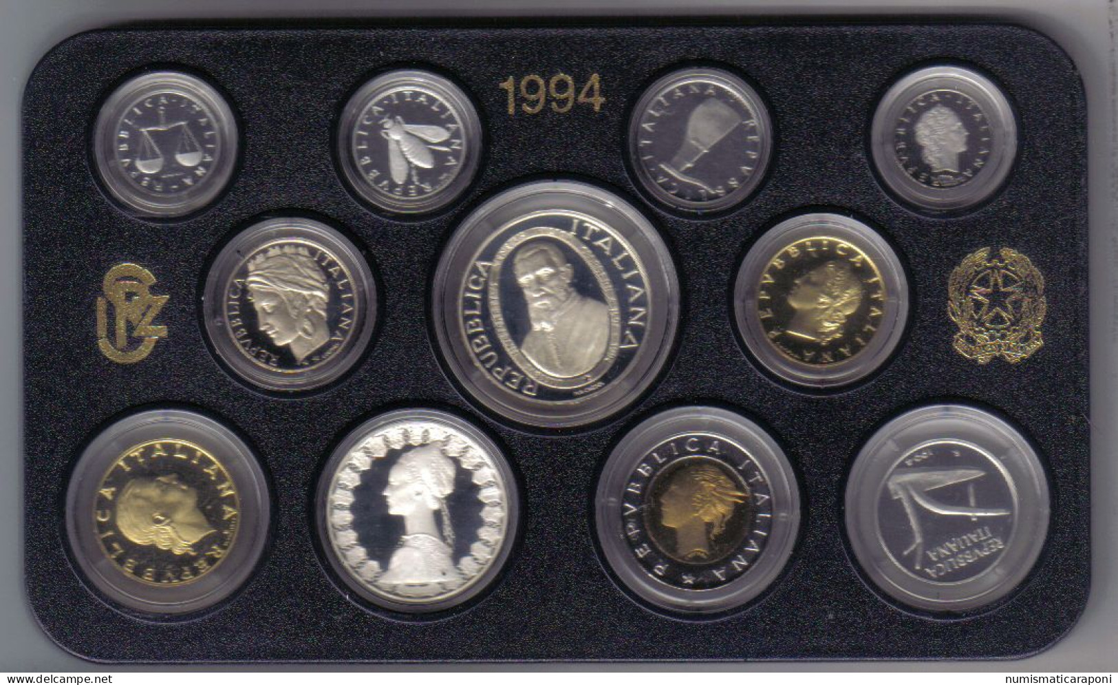 Italia Italy 1994 Divisionale Proof Confezione Esterna Assente O Rovinata - Mint Sets & Proof Sets