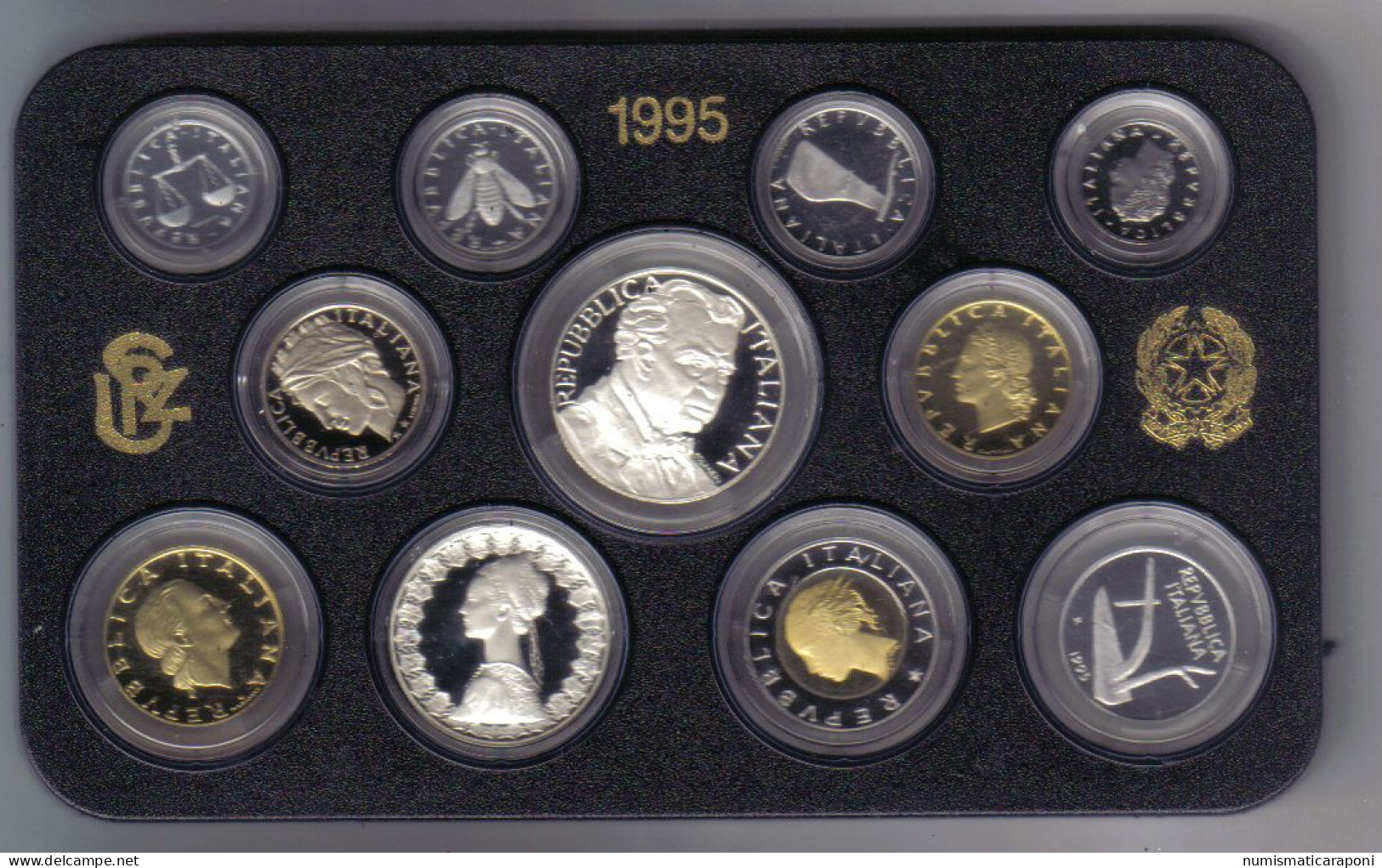 Italia Italy 1995 Divisionale Proof Confezione Esterna Assente O Rovinata - Mint Sets & Proof Sets