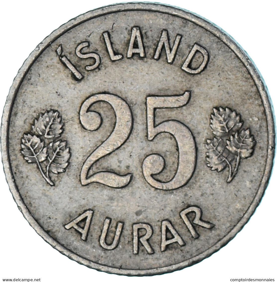 Monnaie, Islande, 25 Aurar, 1951 - Island