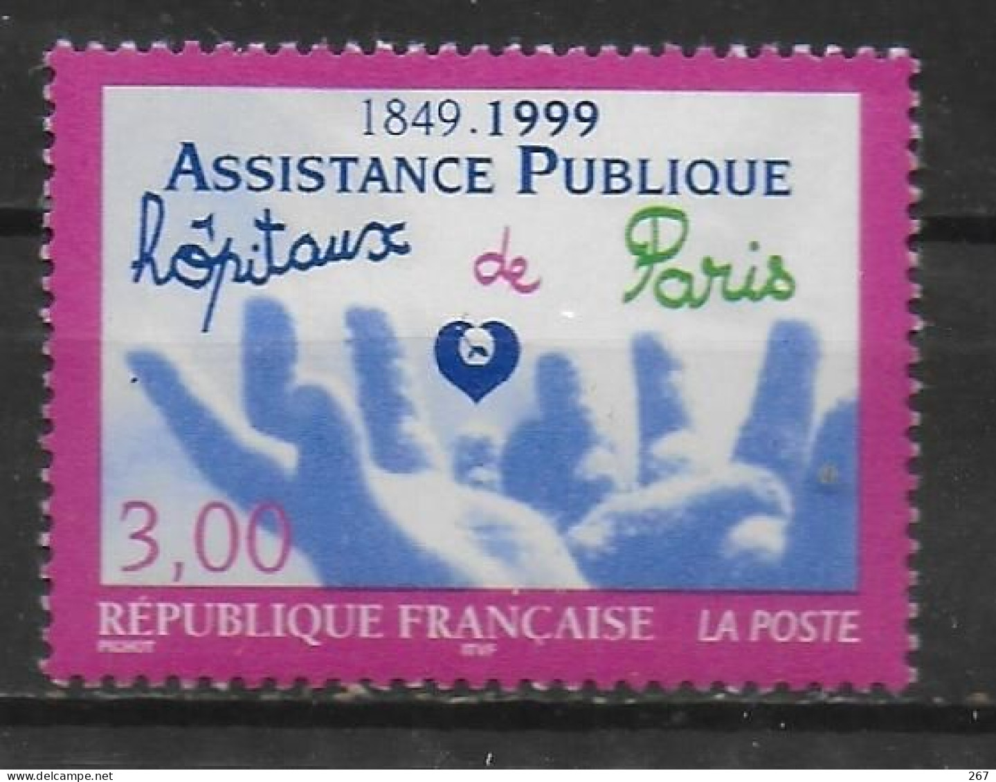 FRANCE  N° 3216   * * Assistance Publique Hotipaux - First Aid