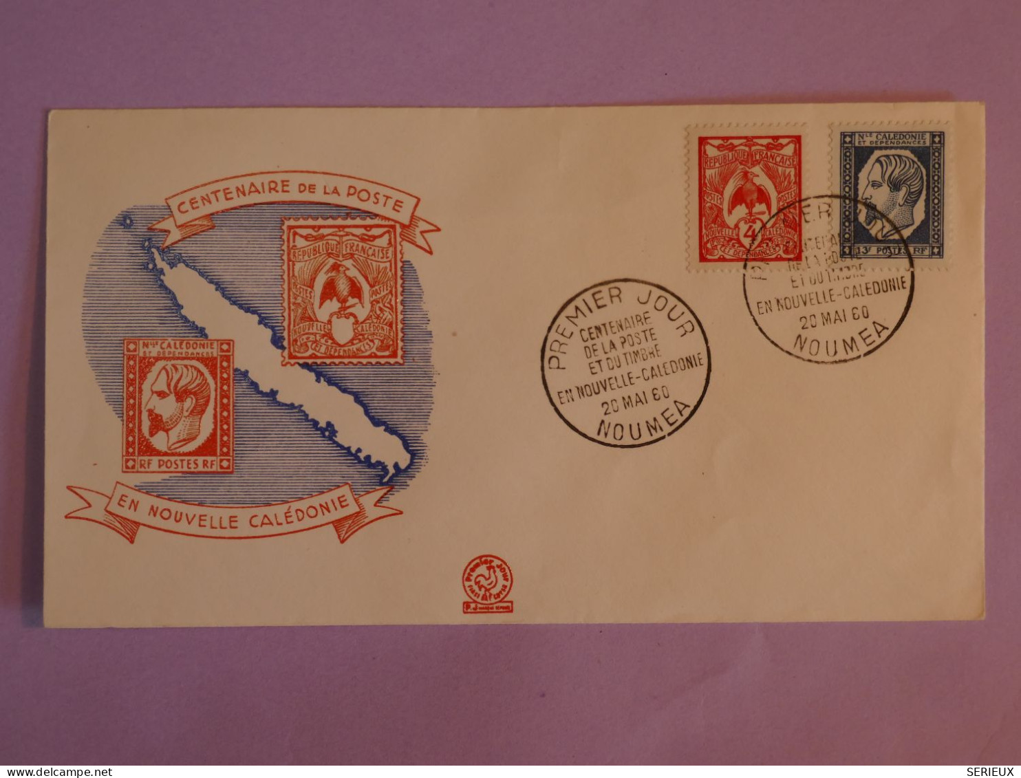 BW10 NOUVELLE CALEDONIE  BELLE  LETTRE  FDC 1960 NOUMEA  +AFF. PLAISANT + - FDC