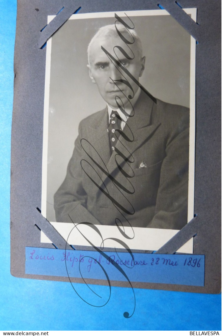 Roeselare Fotokaart  Louis Flipts  Opname 1949- Geboren 1896 - Roeselare