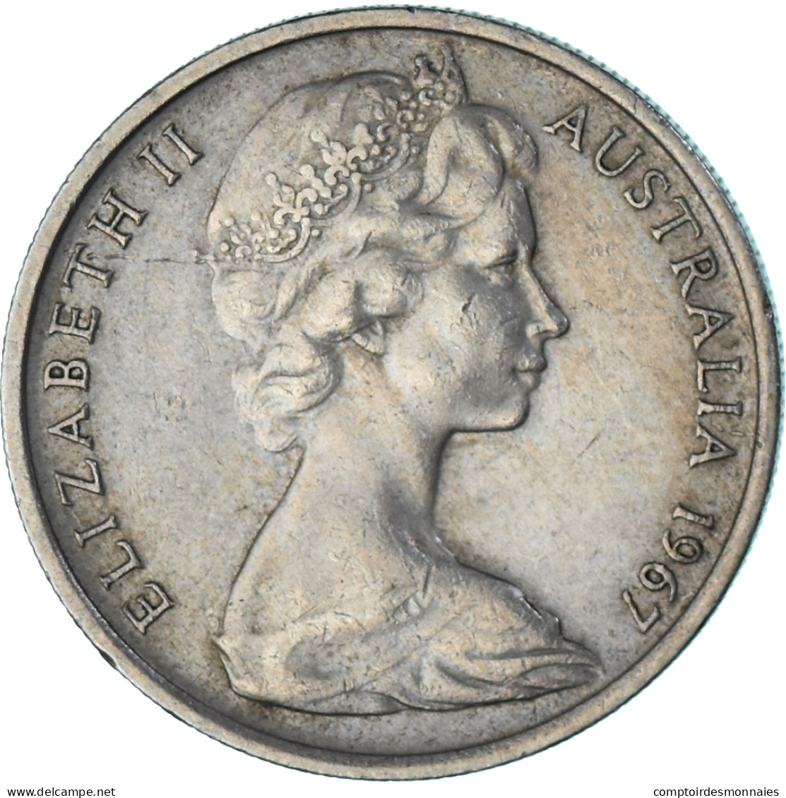 Monnaie, Australie, 10 Cents, 1967 - 10 Cents