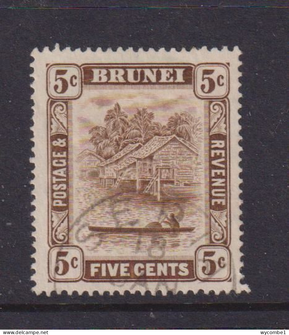 BRUNEI - 1908+ Brunei River 5c Used As Scan - Brunei (...-1984)