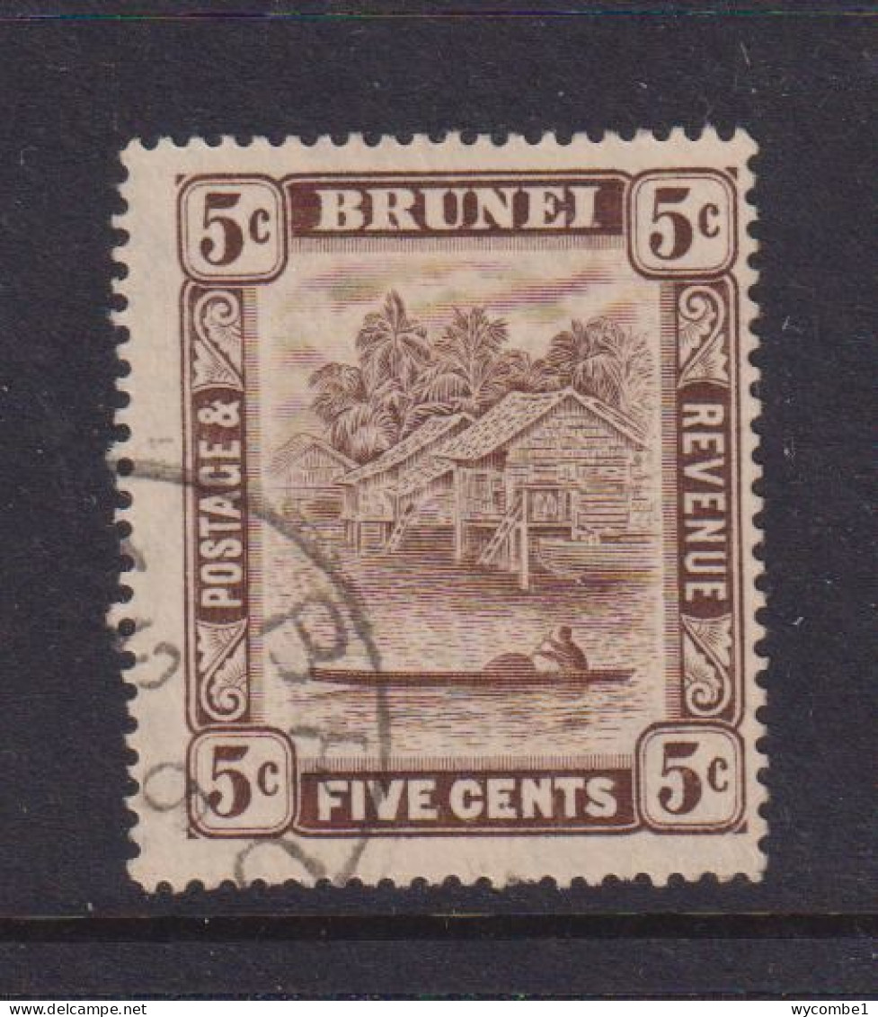 BRUNEI - 1908+ Brunei River 5c Used As Scan - Brunei (...-1984)