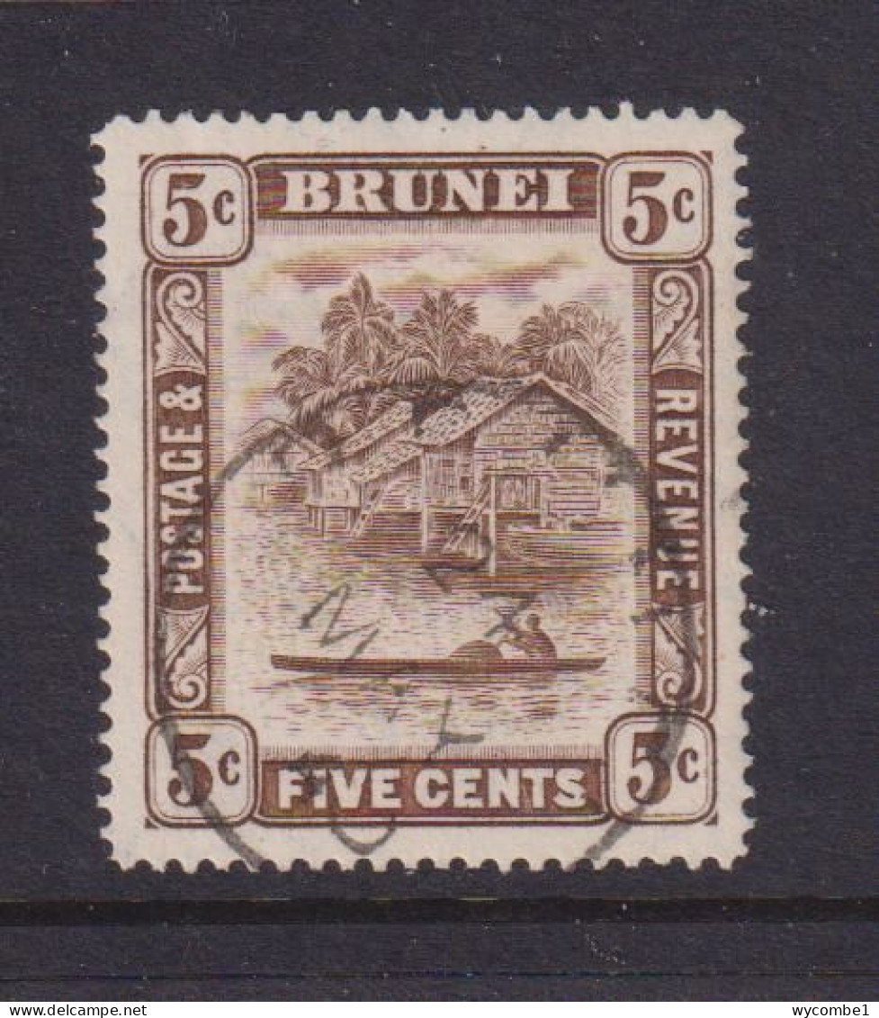 BRUNEI - 1908+ Brunei River 5c Used As Scan - Brunei (...-1984)