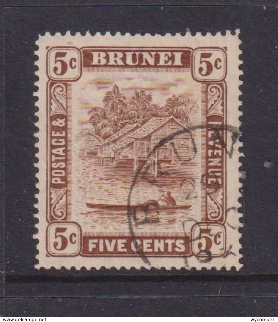 BRUNEI - 1908+ Brunei River 5c Used As Scan - Brunei (...-1984)