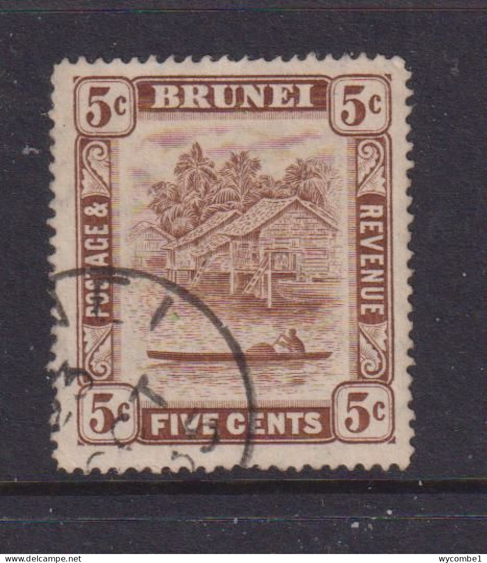 BRUNEI - 1908+ Brunei River 5c Used As Scan - Brunei (...-1984)