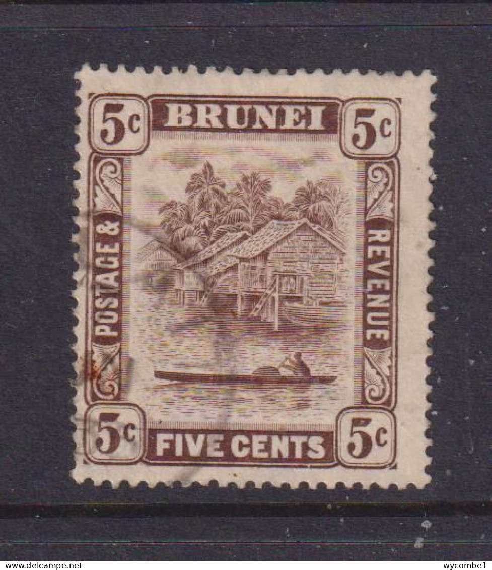 BRUNEI - 1908+ Brunei River 5c Used As Scan - Brunei (...-1984)