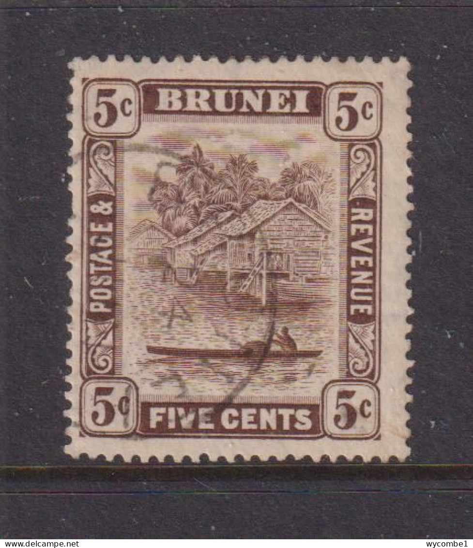 BRUNEI - 1908+ Brunei River 5c Used As Scan - Brunei (...-1984)