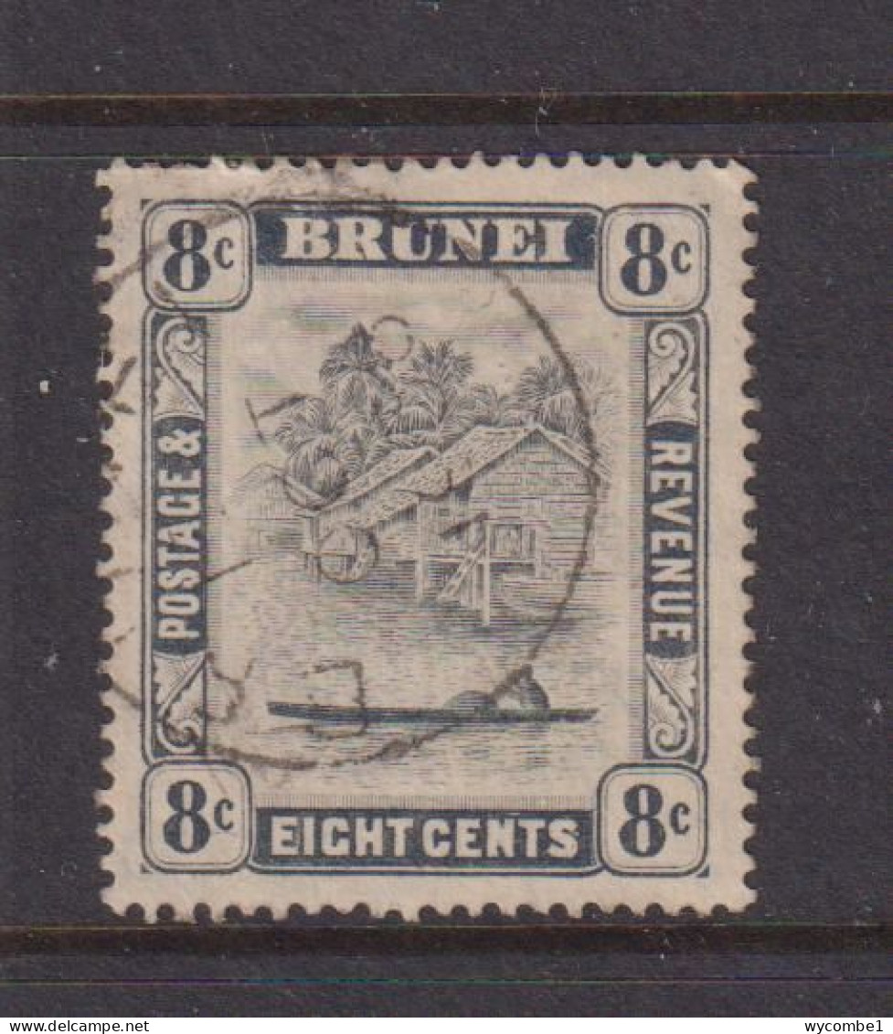 BRUNEI - 1908+ Brunei River 8c Used As Scan - Brunei (...-1984)