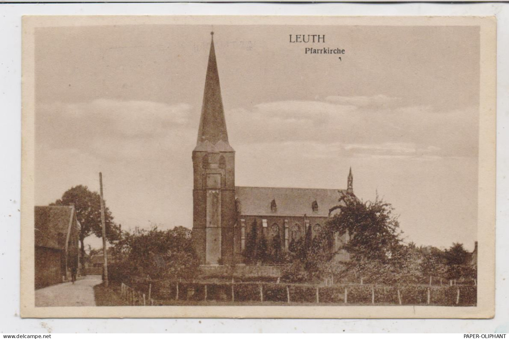 4054 NETTETAL - LEUTH, Pfarrkirche, 1941, Verlag Giskes - Nettetal