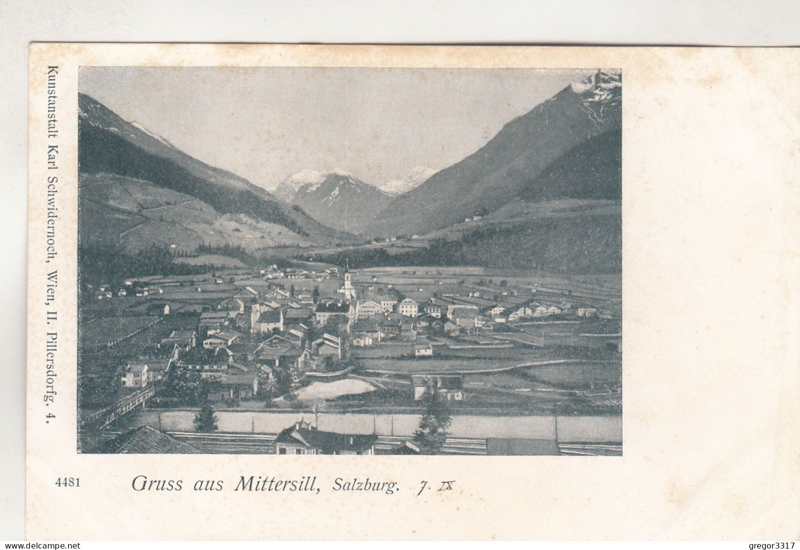 D2063) GRUSS Aus MITTERSILL - Salzburg - Tolle LITHO Karl Schwidernoch - Mittersill