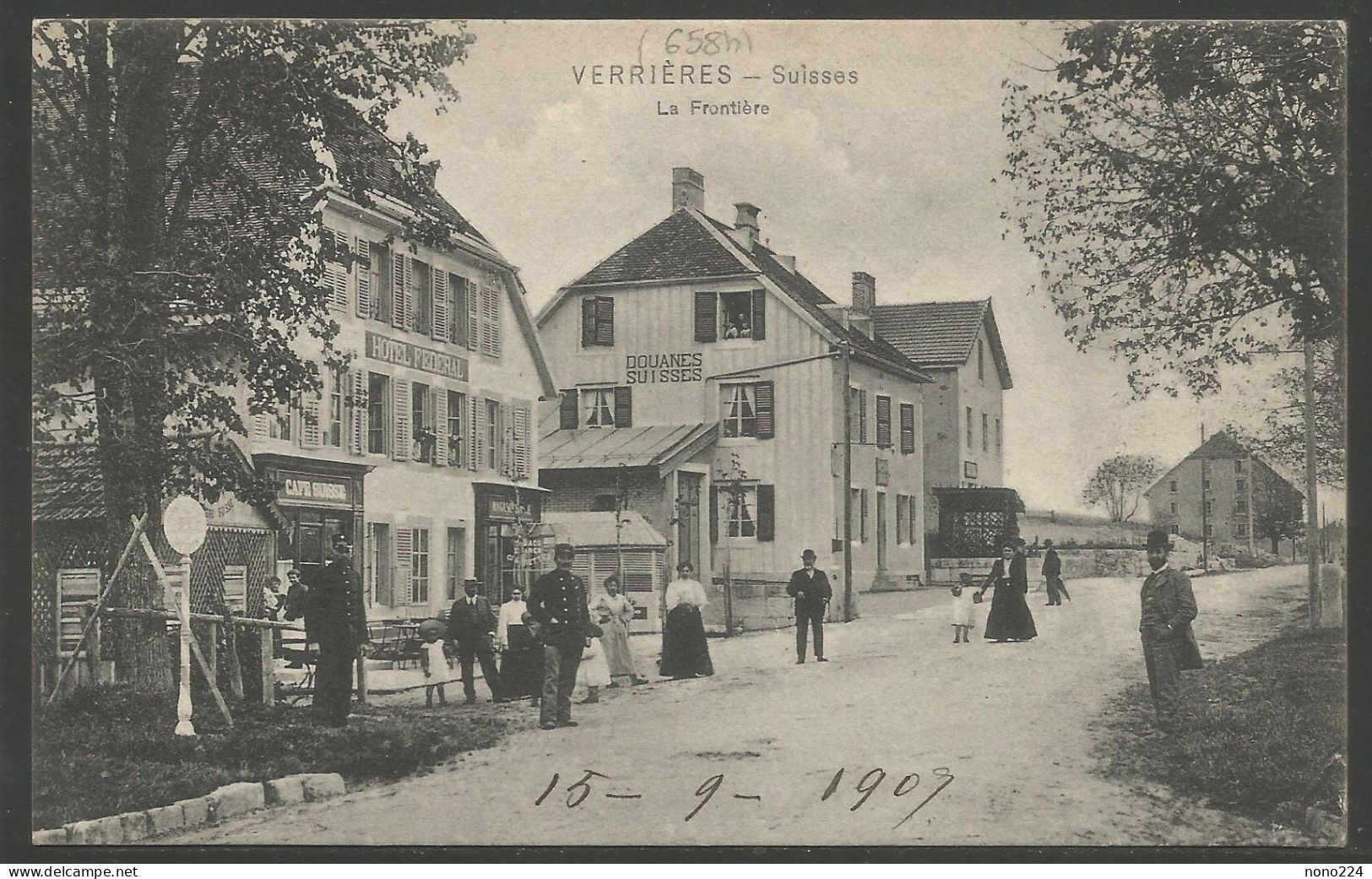 Carte P De 1907 ( Verrières / La Frontières ) - Les Verrières