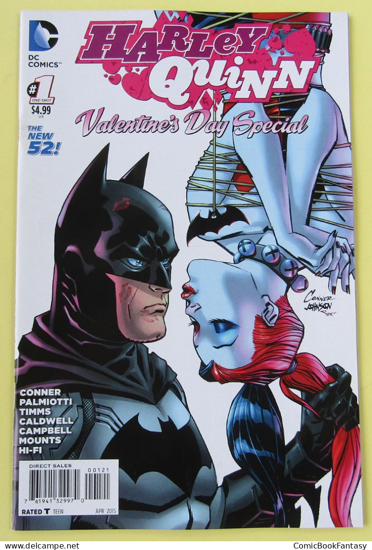 Harley Quinn Valentine's Day Special #1 One Shot Variant 2015 DC Comics - NM - Rare Cover - DC