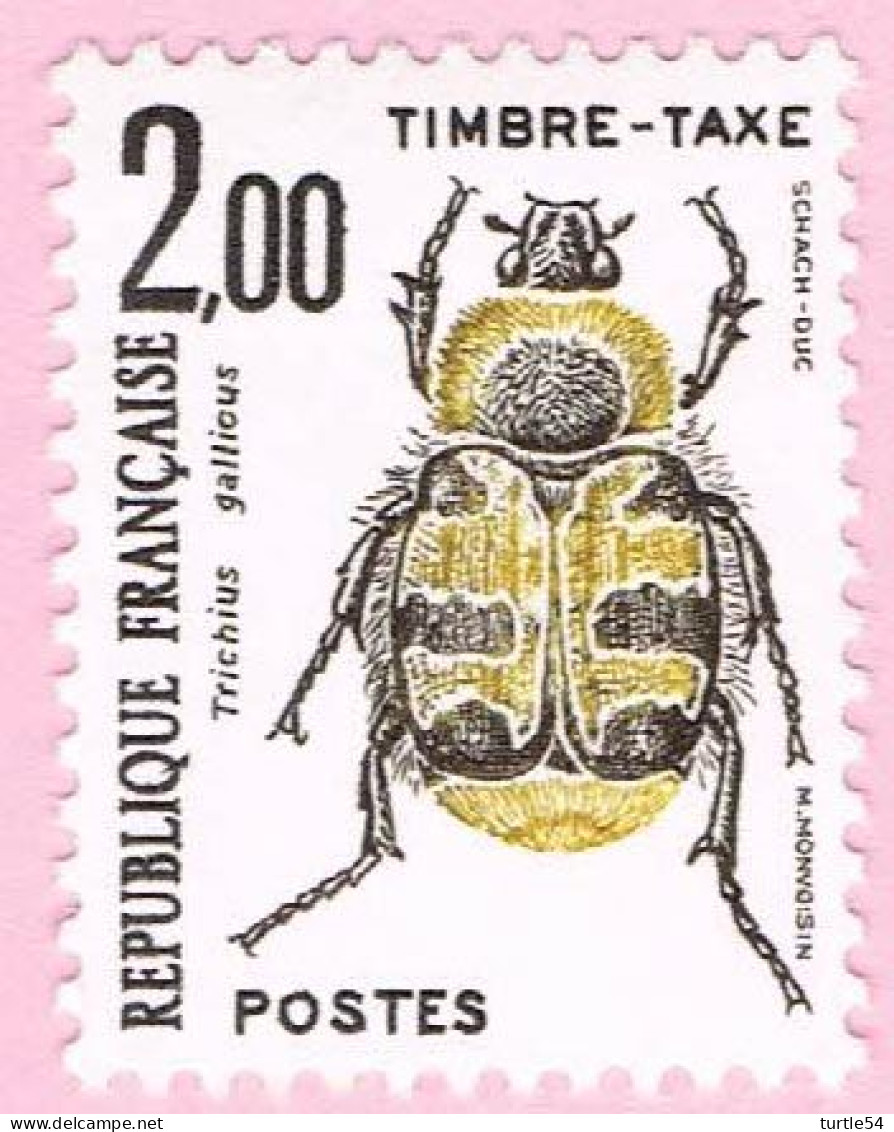 France Timbres-Taxe, N° 107 - Série Insectes, Coléoptère - 1960-.... Nuevos