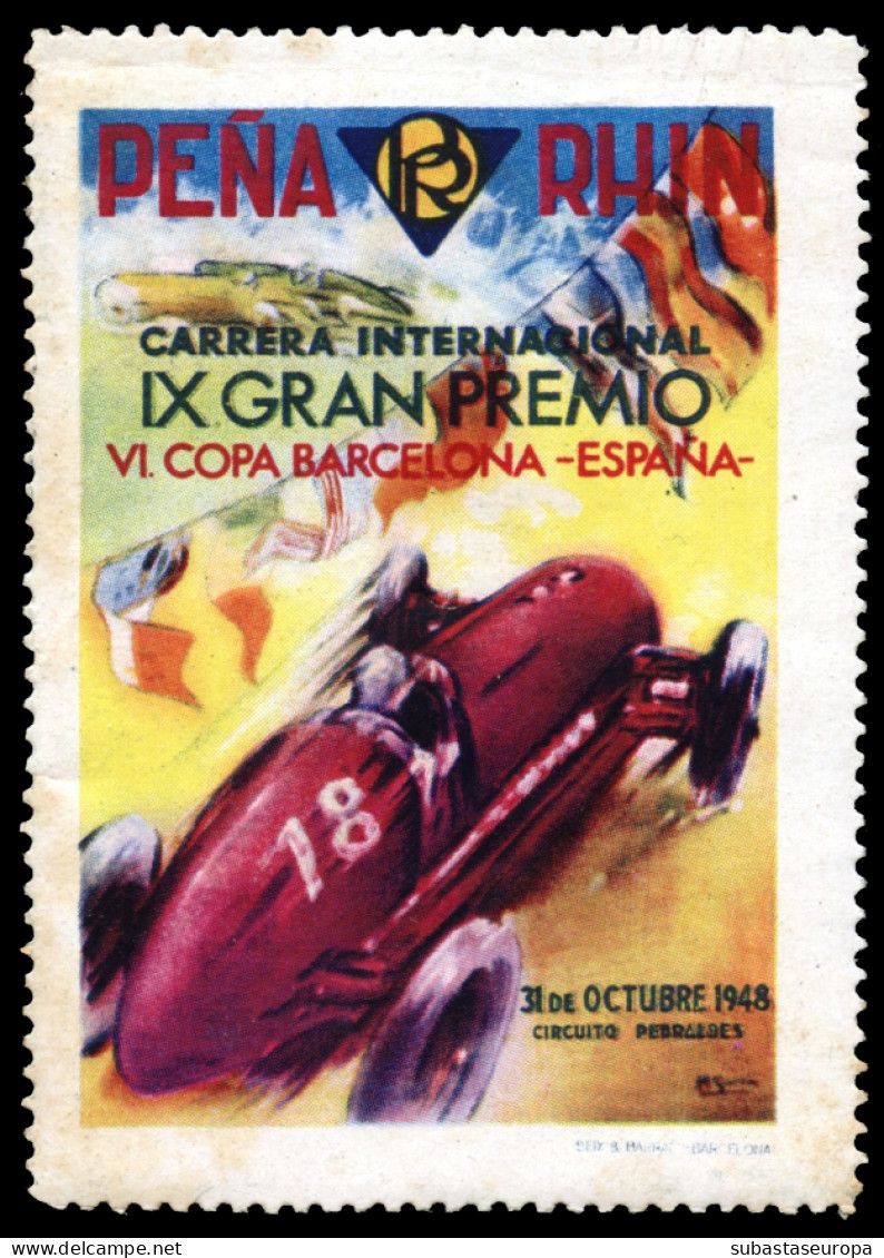 Peña Rhin. Carrera Internacional IX Gran Premio. Año 1948. Preciosa. - Other & Unclassified