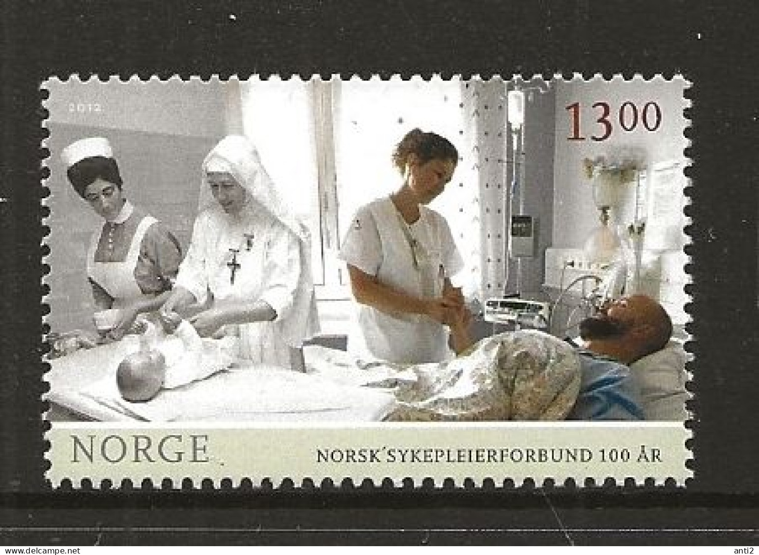 Norway Norge 2012 Centenary Of The Professional Association For Nursing Profession, Mi 1795  MNH(**) - Nuovi