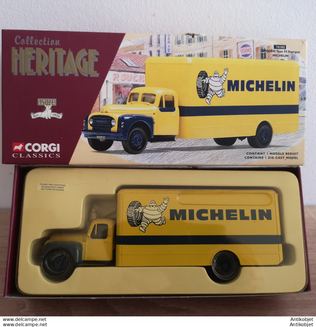 Citroen Fourgon Type 55 Coffret Corgi - Corgi Toys