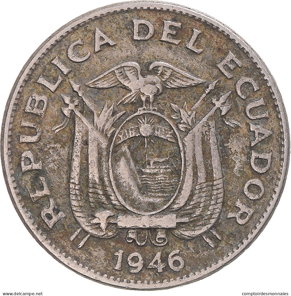 Monnaie, Équateur, 20 Centavos, 1946 - Ecuador