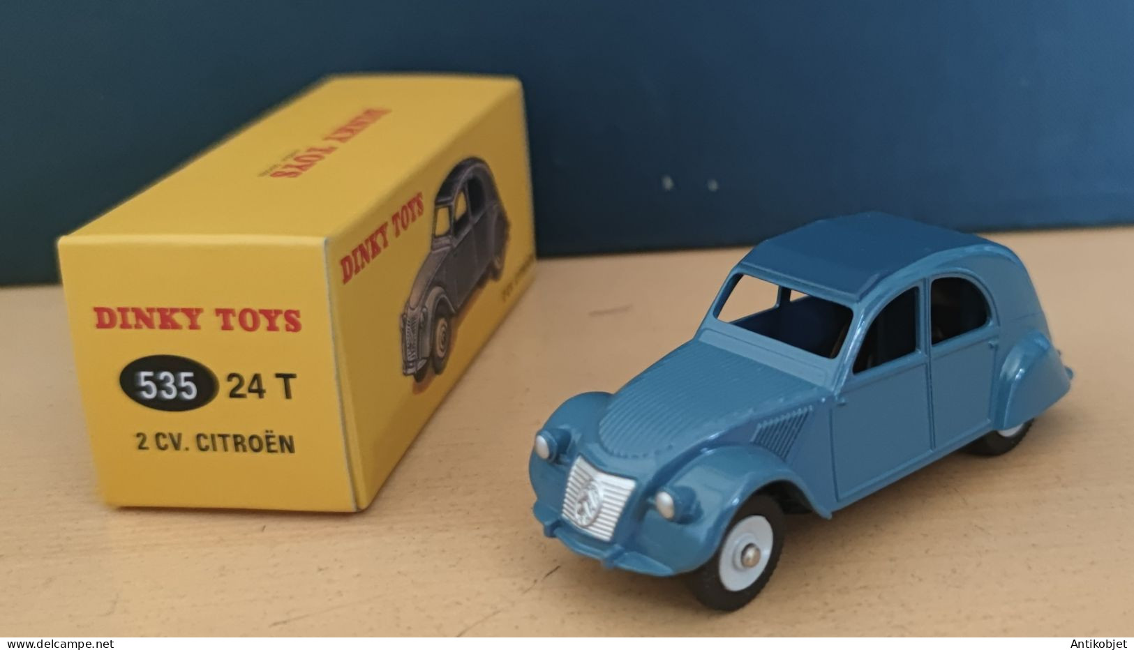 Citroen 2cv Bleu Dinky Toys Atlas 1:43 - L'Intrépide