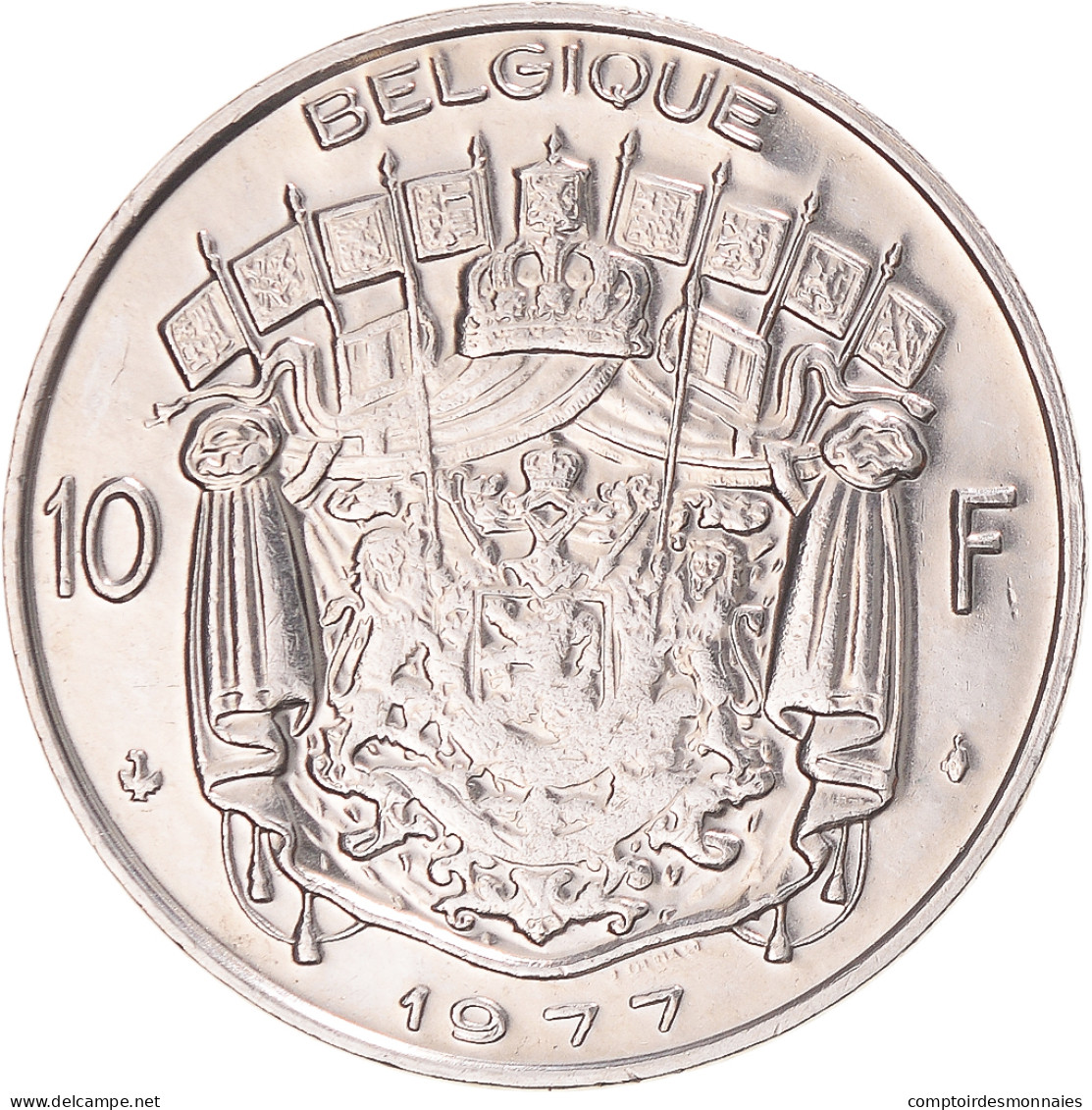 Monnaie, Belgique, 10 Francs, 10 Frank, 1977 - 10 Frank