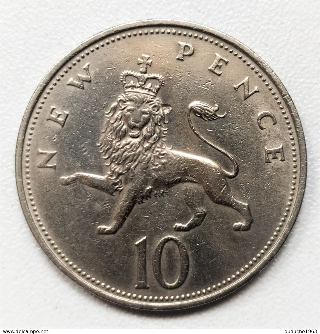 Grande Bretagne - 10 Pence 1970 - 10 Pence & 10 New Pence
