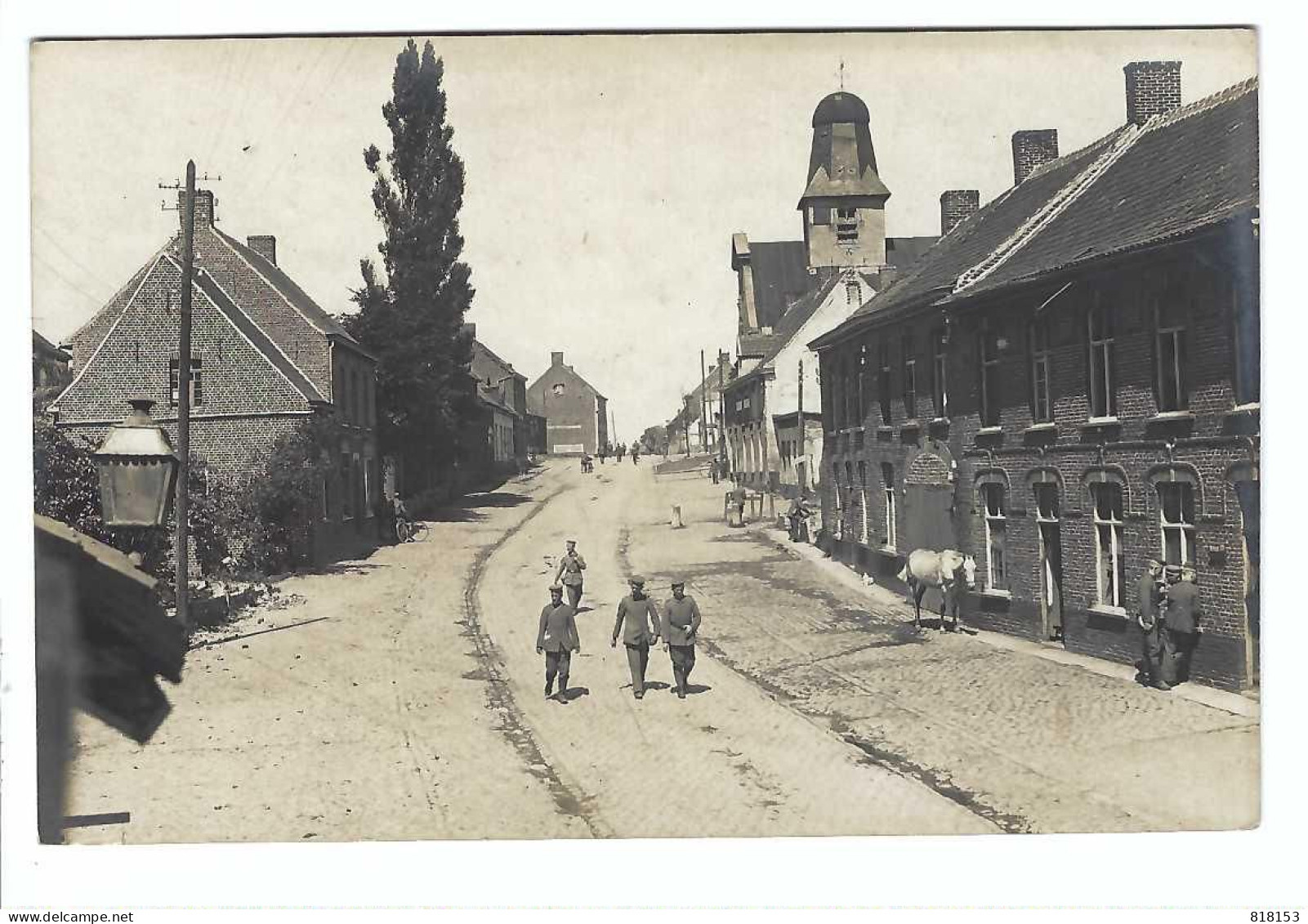 Westrozebeke  Fotokaart WO I - Staden