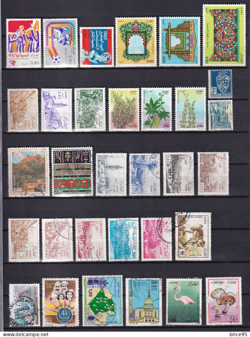 Algérie - Lot De Timbres - Neuf Avec Charnière Et Oblitéré - Lot 1 - Algérie (1962-...)