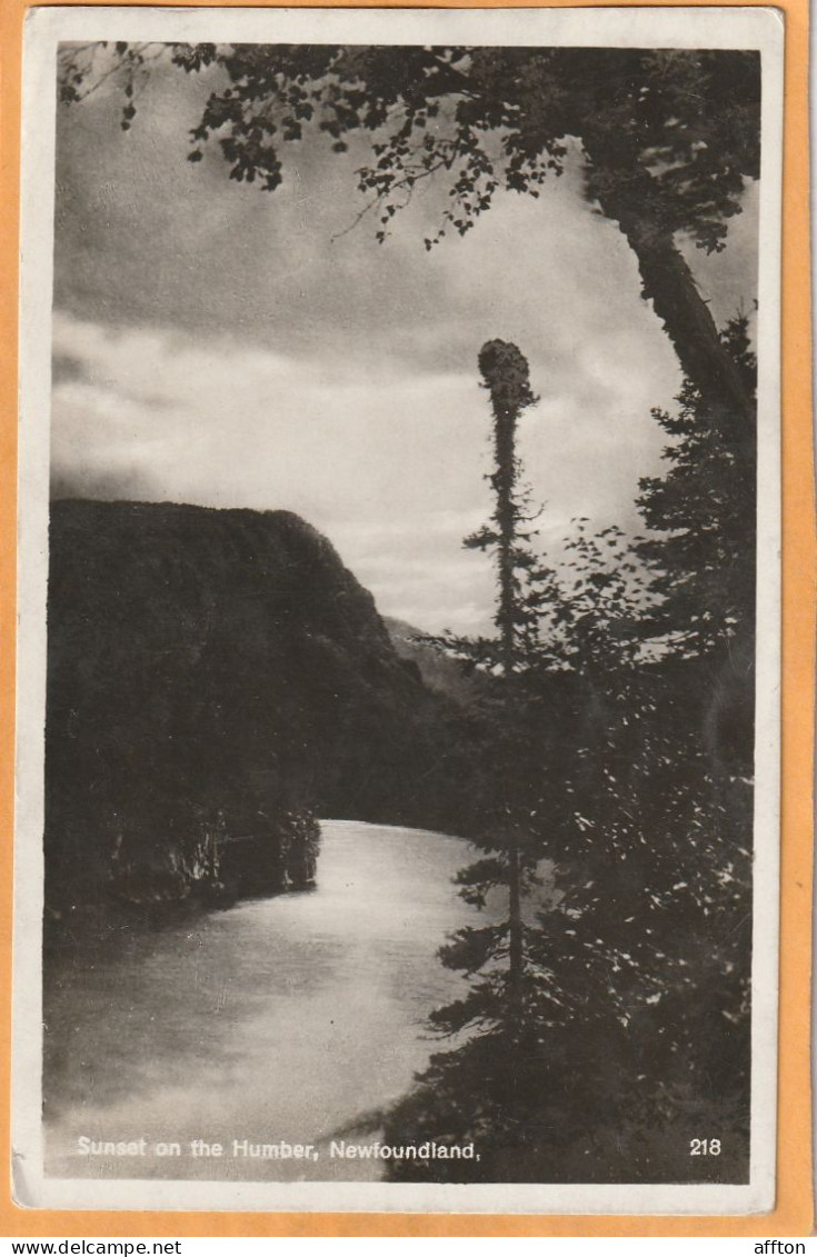 Humber River Newfoundland Canada Old Postcard - Other & Unclassified