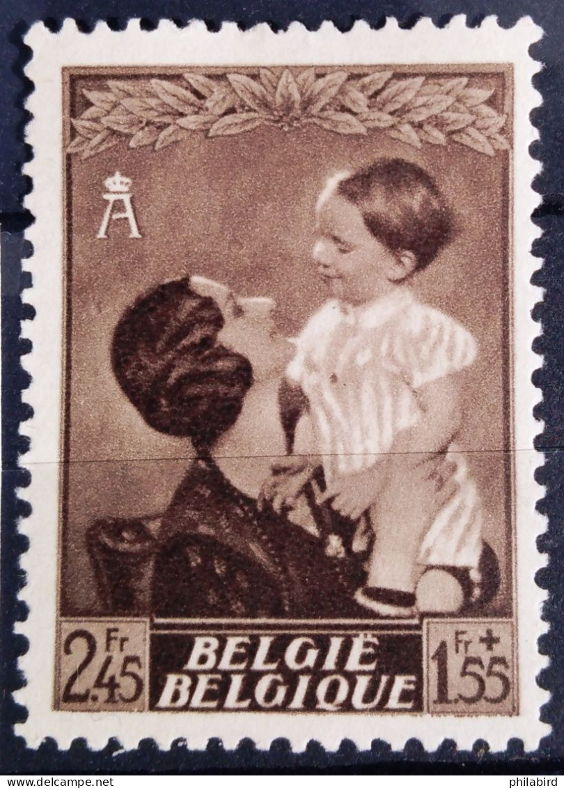 BELGIQUE                    N° 454                      NEUF* - Unused Stamps