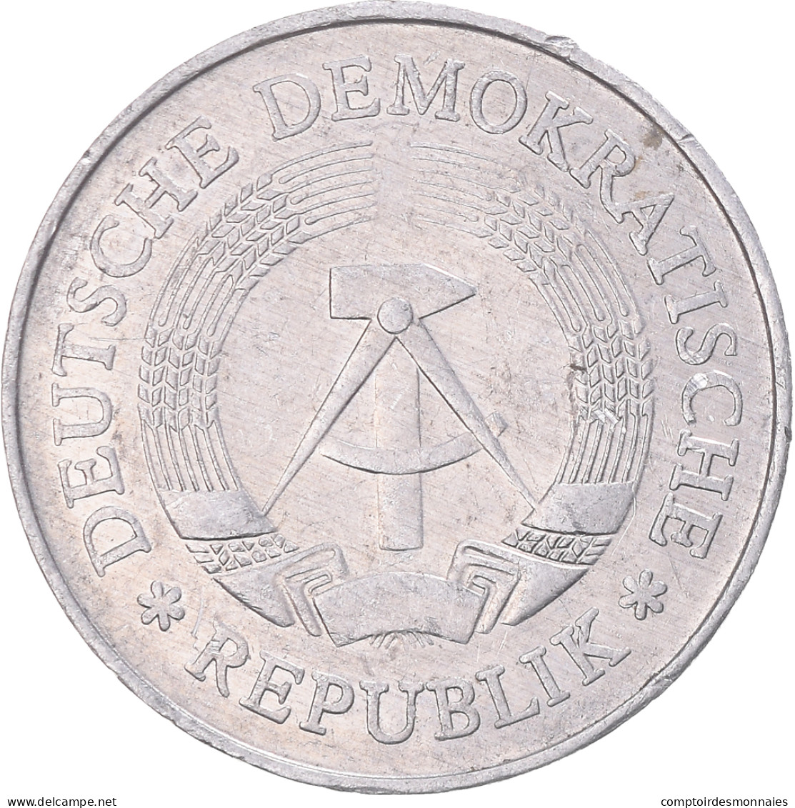 Monnaie, République Démocratique Allemande, Mark, 1977 - 1 Mark