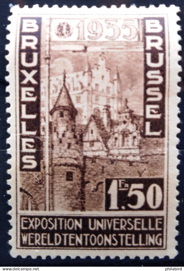 BELGIQUE                    N° 388                      NEUF* - Unused Stamps