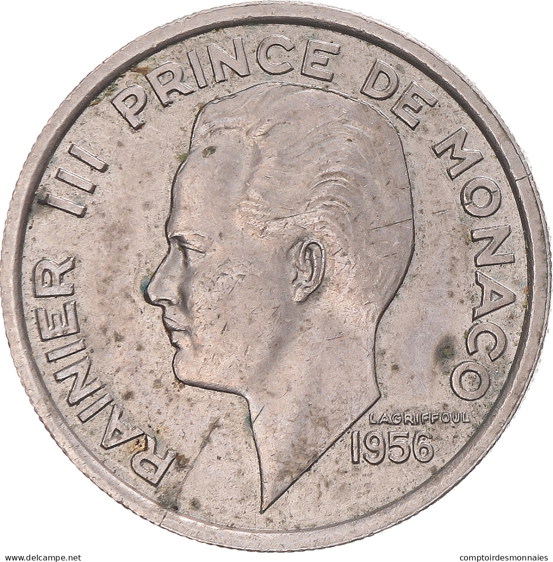 Monnaie, Monaco, 100 Francs, Cent, 1956 - 1949-1956 Anciens Francs