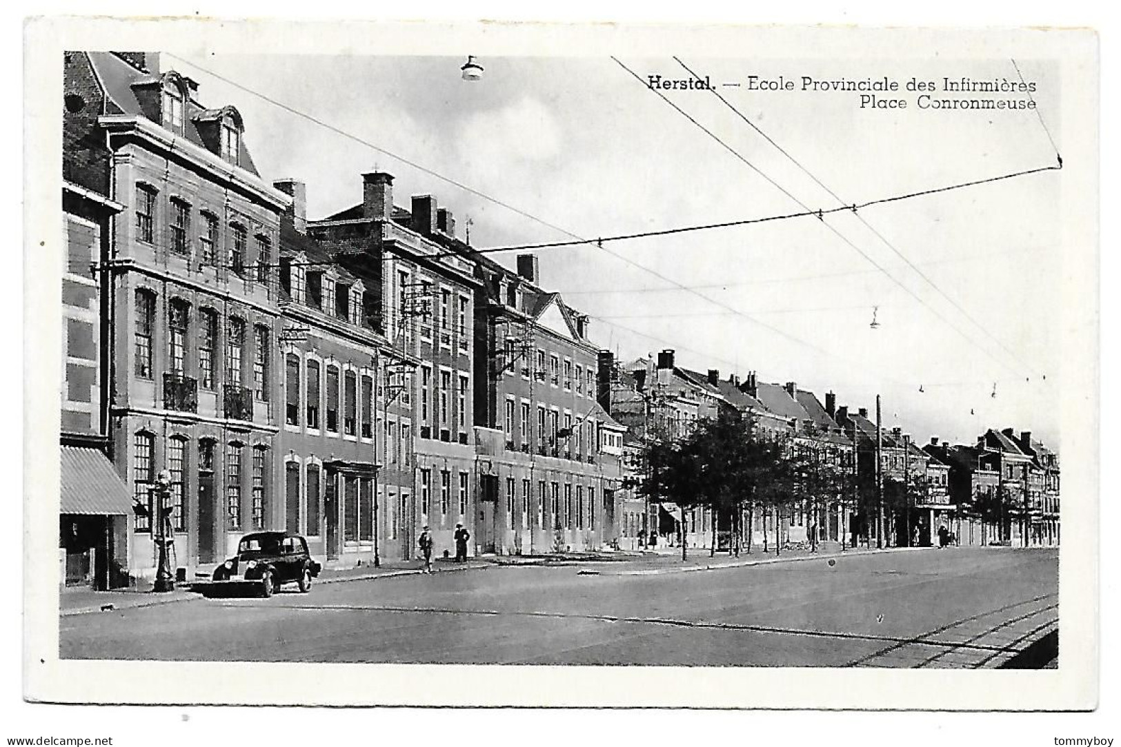 CPA Herstal, Ecole Provinciale Des Infirmières, Place Conronmeuse - Herstal