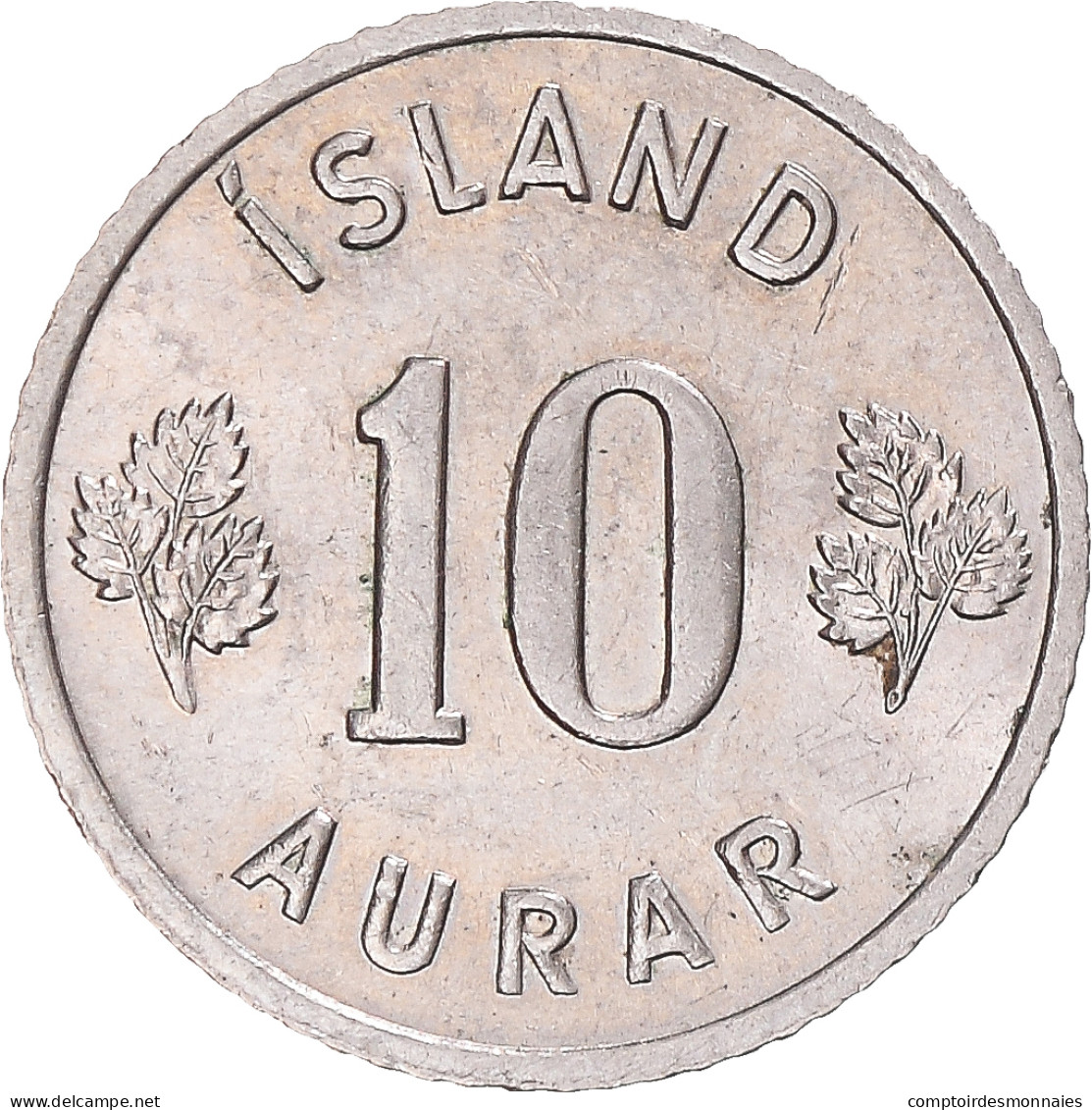 Monnaie, Islande, 10 Aurar, 1962 - Islande