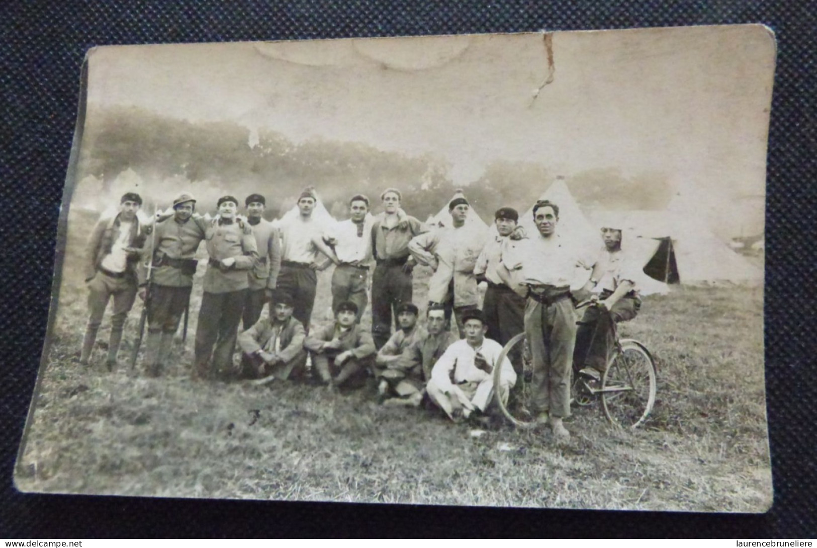 EPINAL - CARTE PHOTO BATAILLON D'AEROSTIERS 1914-1918 - - Reggimenti