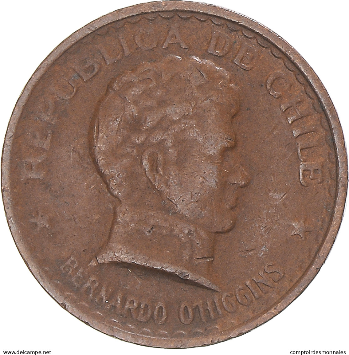 Monnaie, Chili, 20 Centavos, 1949 - Chili