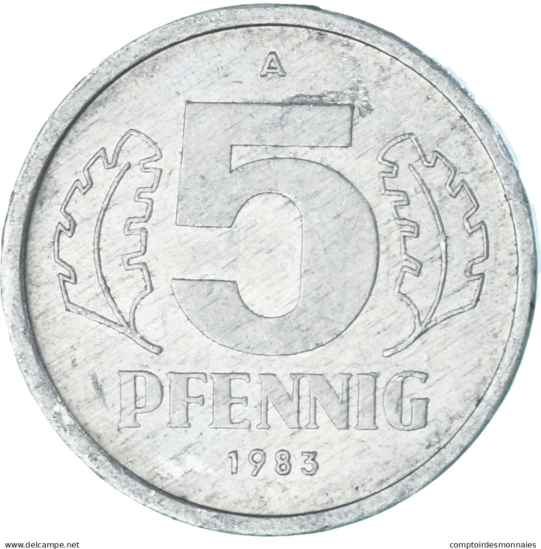 Monnaie, République Démocratique Allemande, 5 Pfennig, 1983 - 5 Pfennig