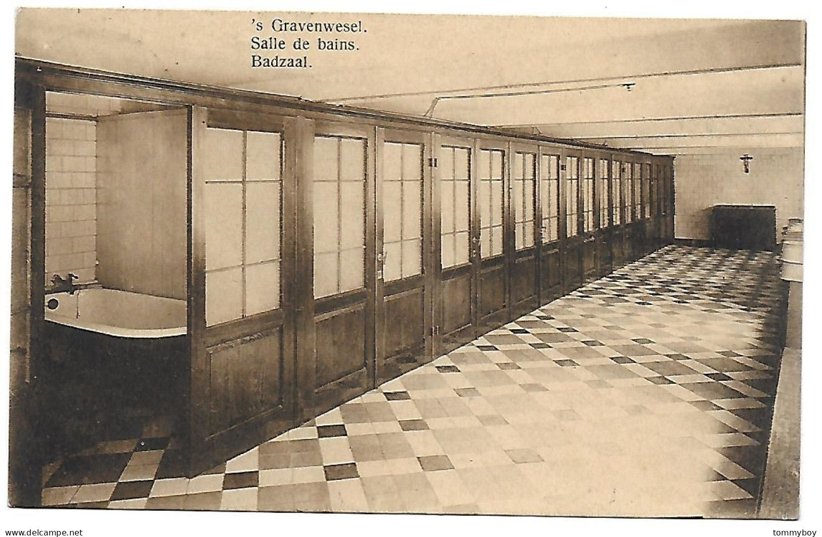 CPA 's Gravenwesel, Salle De Bains - Schilde