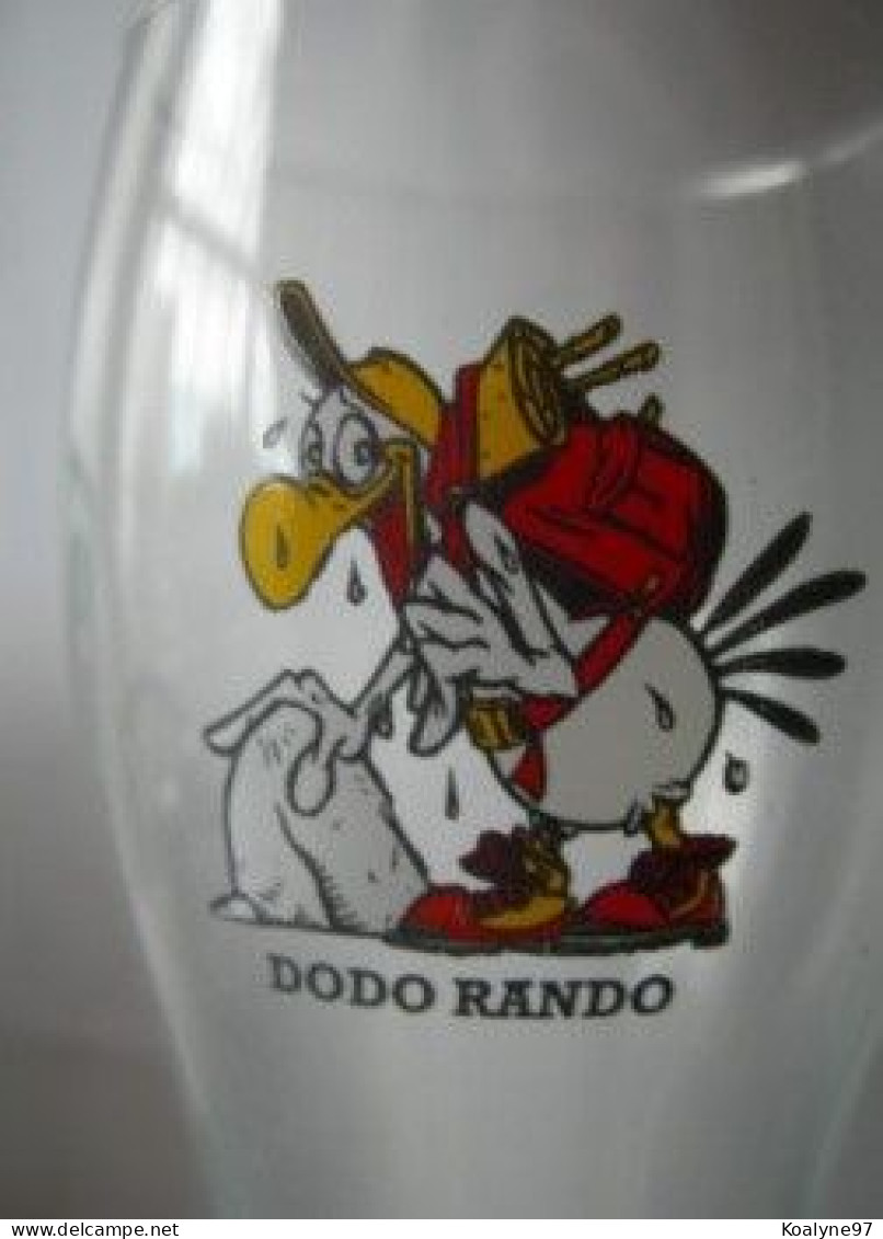 VERRE COLLECTOR ILE DE LA REUNION BIERE BEER BRASSERIES DE BOURBON DODO RANDO - Vasos