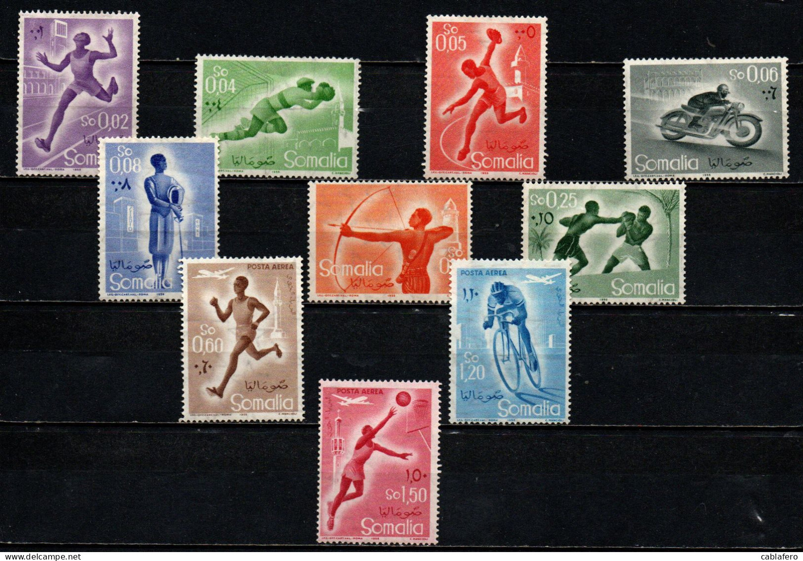 SOMALIA - AFIS - 1958 - LO SPORT - MNH - Somalia (AFIS)