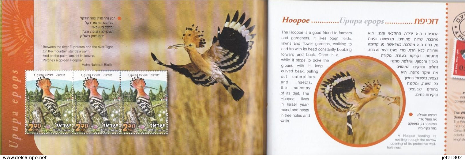 Birds Of Israel - Postzegelboekjes