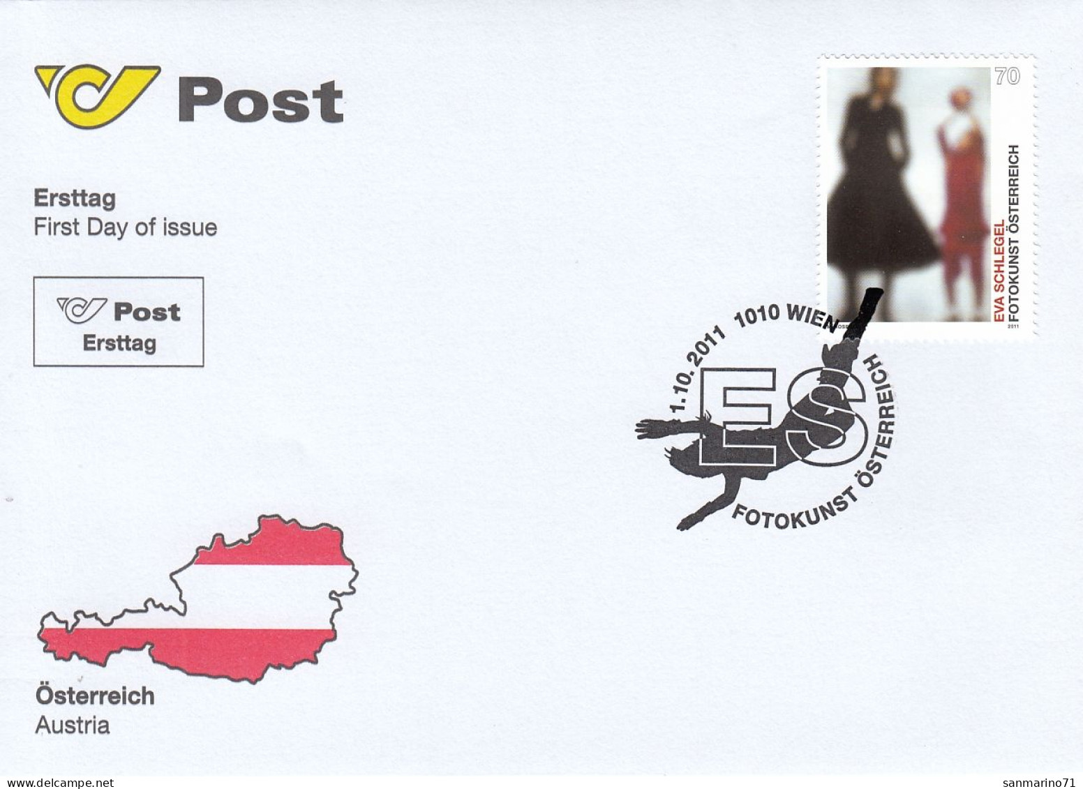 FDC AUSTRIA 2961 - Fotografía