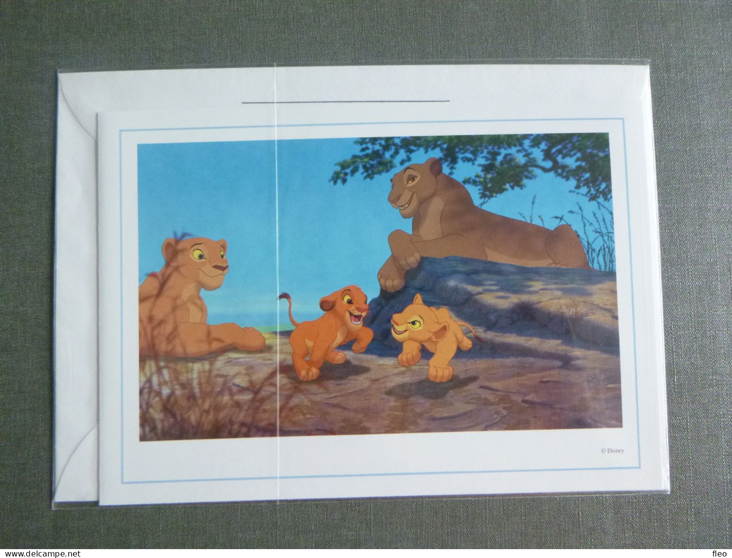 1994 POSTOGRAM 94/J14** : "  De Leeuwenkoning - The Lions King - Familie / Disney " - Postogram