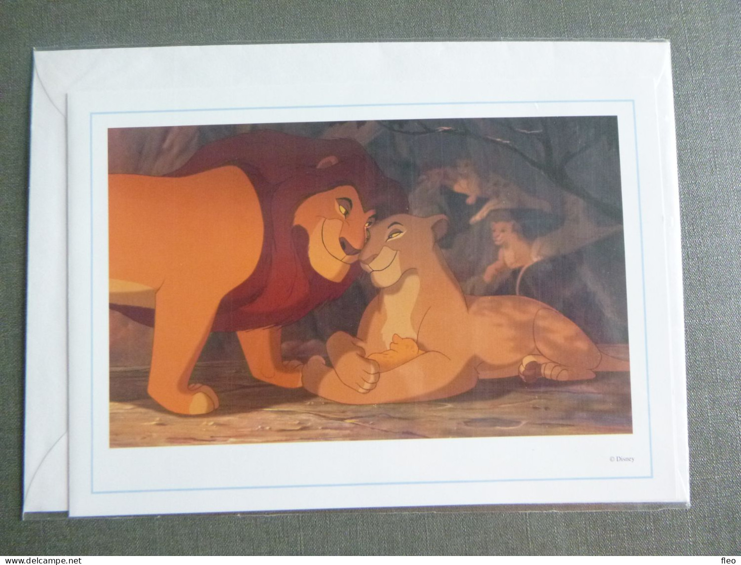 1994 POSTOGRAM 94/J16** : "  De Leeuwenkoning - The Lions King - Familie / Disney " - Postogram